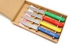 Coffret De 4 Opinel N°112, 4 Couleurs (Bleu, Jaune, Rouge, Vert)