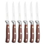 Coffret de 6 couteaux a steak CHATEAUBRIAND naturel