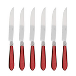 Coffret de 6 couteaux a steak DIANA RUBIS