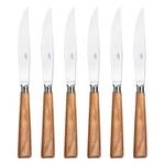 Coffret de 6 couteaux a steak GALAXIE BOIS