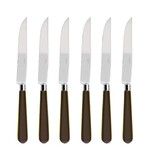 Coffret de 6 couteaux a steak NEWBRIDGE CHOCOLAT