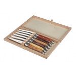 Coffret de 6 couteaux Laguiole Avantage manche bois