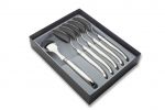 Coffret de 6 Cuilleres de table Laguiole inox