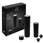 Coffret Master of Vine avec un tire-bouchon electrique Line Reverse Noir Mat & u