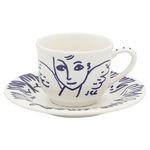 Coffret The : Tasse + Coupelle - L'Archipel Sentimental par Jean-Charles de Cast