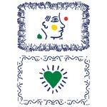 Coffrets de 2 sets de table assortis "Mains" & "Cur" Collection L'Archipel Sent