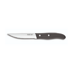Couteau a steak lame 12,5 cm manche noir