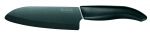 Petit Santoku SHIN lame noire manche noir 14cm