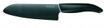 Grand Santoku SHIN lame noire manche noir 16cm