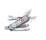 Couteau suisse 5 pieces 7 fonctions Signature Lite Silvertech manche gris argent