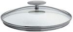 Couvercle en Verre 30 cm Platine