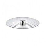 Couvercle universel pour poele en inox avec pontet inox o 20 cm & 24 cm