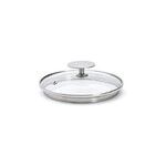 Couvercle en verre pontet inox a cerclage profond Alchimy o 14 cm
