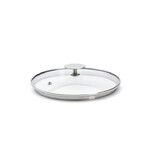 Couvercle en verre pontet inox a cerclage profond Alchimy o 20 cm