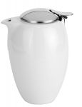 Cremier 350 ml porcelaine blanche et inox