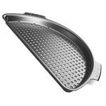 Demi grille de  cuisson perforee emaillee L