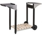 Desserte inox & bois Roller Grill pour planchas Roller Grill 60 cm a monter