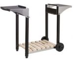 Desserte inox & bois Roller Grill pour planchas Roller Grill 90 cm livre montee
