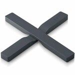 Dessous de plat magnetique trivet gris