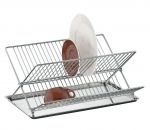 Egouttoir a vaisselle Küchenprofi + plateau chrome 45 x 26,5 x 20 cm