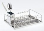 Egouttoir vaisselle 6 couverts inox  33cm x 24,5 cm