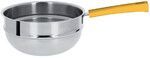 Bain-Marie 20 cm Poignee Jaune Inox Mutine Fixe