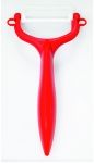 Eplucheur rasoir lame rouge 14,5cm