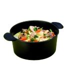 Faitout 20  cm two amovible fonte d'alu induction revetue quanta