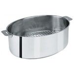 Faitout Ov 30 Cm Mutine Amov. Induction + Grille + Couvercle Verre