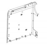 Flasque droite M190 ivoire