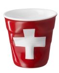 Gobelet froisse Espresso 8 cl drapeau Suisse