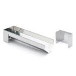 Gouttiere buche triangulaire demontable en inox de 30 x 8 cm