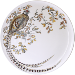 Grand plat Faisan SOLOGNE PEINT MAIN