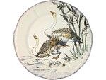 Assiette Dessert 23.2 cm Oies Cendrees GRANDS OISEAUX