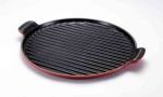 Gril geant rond pour barbecue 32 cm rouge - Le Creuset