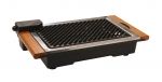 Grill fonte electrique "4 saisons" avec bac a eau pour eviter odeurs & fumees