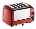 Grille Pain Dualit Classic 2 200W 4 fentes - Rouge metallise