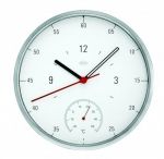 Horloge murale & thermometre 25 cm
