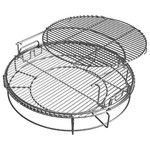 Kit d'extension de 5 pieces, 2 grilles multi niveaux, panier conveggtor et 2 demi-grilles inox XL