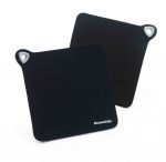Lot de 2 maniques /dessous de plat 18 cm noires