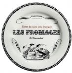 Coffret de 4 Assiettes Grand Modele Assorties Les Fromages