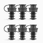 Lot de 6 bouchons Pivot Stoppers pour Systeme de service au verre