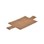 Lot de deux feuilles de cuisson pour moule a pate en croute pliable a charnieres
