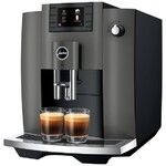 Machine a cafe automatique avec broyeur a grain E6 Dark Inox EC