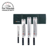 Malette de chef avec 4 couteaux, outils & protections  Kasumi Masterpiece - 9 pieces