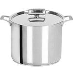Marmite 22 cm 2 anses classique Castelpro avec couvercle inox
