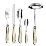 Menagere de 49 pieces Diana corne sans ecrin