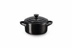 Mini-Cocotte ronde 10 cm noir ebene