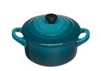Mini cocotte ronde bleu Deep Teal