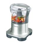 Mini hachoir Kenwood en alu brosse - 4 lames - 500 W.